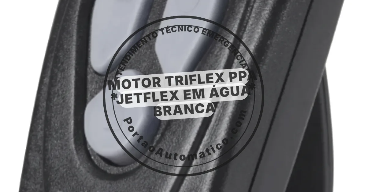Motor Triflex PPA Jetflex em Água Branca | PortaoAutomatico.com